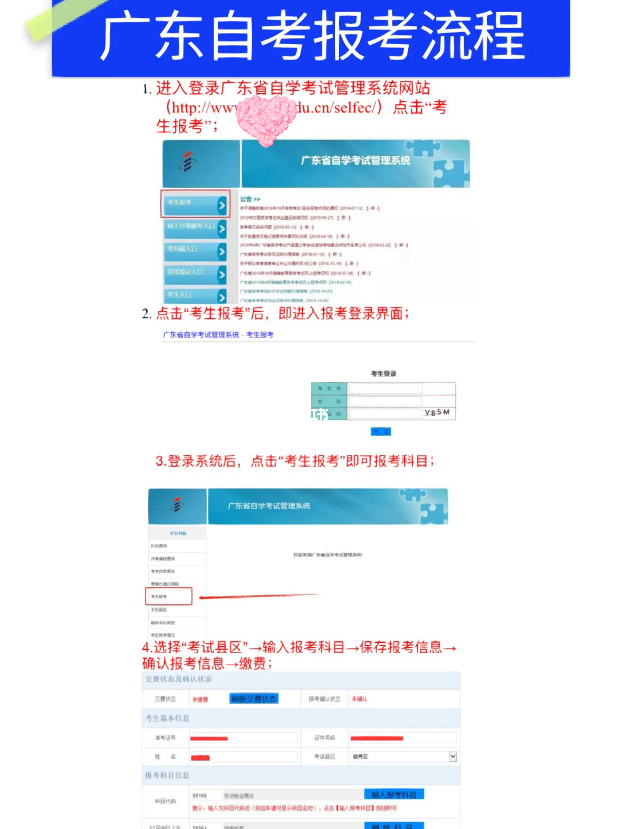 广东省学考报名流程详解